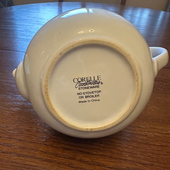 Corelle Summer Blush teapot, Corelle Pansies teapot, ceramic floral teapot, - Picture 3 of 3